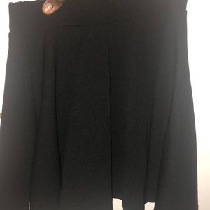 Black Flutter Skirt